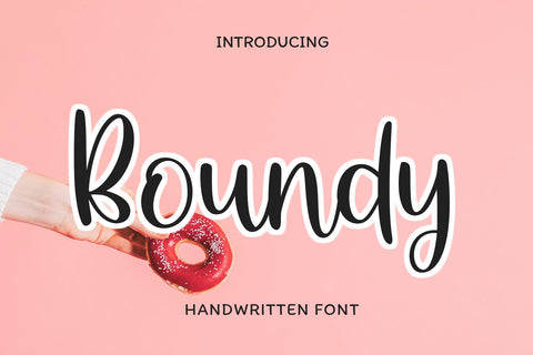 Boundy Font letterbeary 