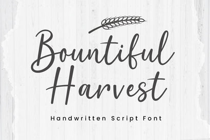 Bountiful Harvest Font Manjali_Studio 