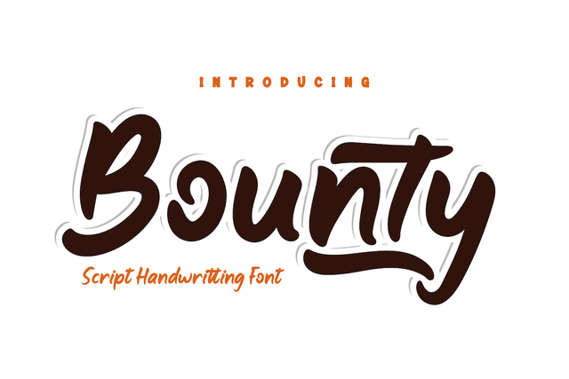 Bounty Font twinletter 