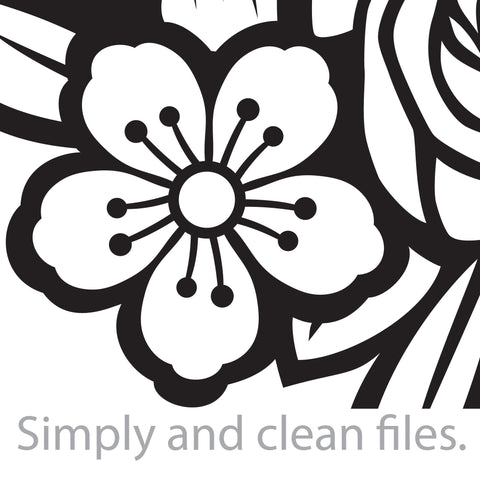 Bouquet of flowers (floral design) SVG TribaliumArtSF 