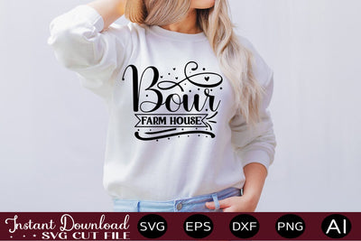 Bour Farm House SVG SVG designmaster24 