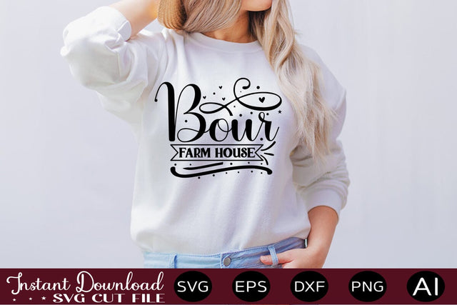 Bour Farm House SVG SVG designmaster24 