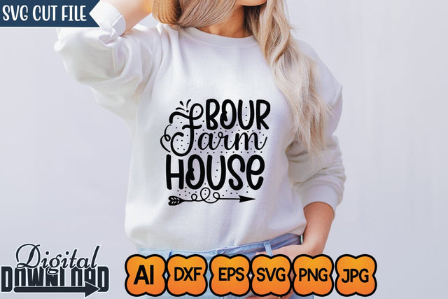 Bour Farm House,SVGs,Quotes and Sayings,Food & Drink,On Sale, Print & Cut SVG Newmockups 