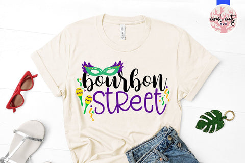 Bourbon Street - Mardi Gras SVG EPS DXF PNG SVG CoralCutsSVG 