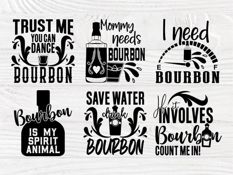 Bourbon SVG Bundle, Drinking Svg, Cricut Cut Files SVG TonisArtStudio 