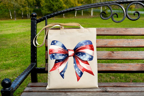 Bow 4th of July Sublimation Clipart bundle Sublimation Regulrcrative 