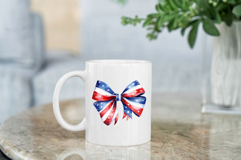 Bow 4th of July Sublimation Clipart bundle Sublimation Regulrcrative 