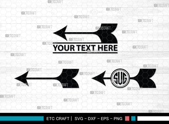 Bow And Arrow Monogram, Bow And Arrow Silhouette, Archery Svg, Arrow Svg, Sports svg, Target Svg, Bow and Arrow Svg, SB00106 SVG ETC Craft 