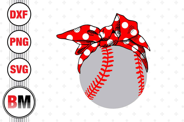 Bow Baseball SVG, PNG, DXF Files SVG BMDesign 