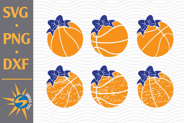 Bow Basketball SVG, PNG, DXF Digital Files Include SVG SVGStoreShop 