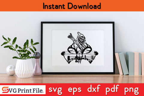 Bow Hunting SVG PNG Cut Files SVG SVG Print File 