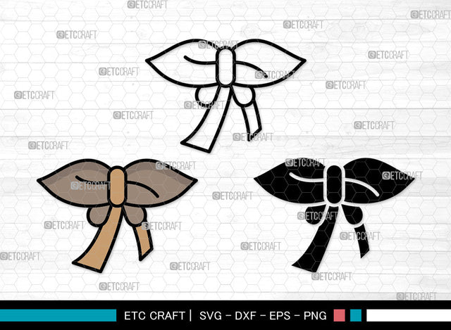 Bow Icons Color, Bow Svg, gift ribbon Svg, Bows, Gift Decoration, Bow Bundle, Icon Bundle, Svg Cut File, Dxf, Eps, Png, SVG ETC Craft 