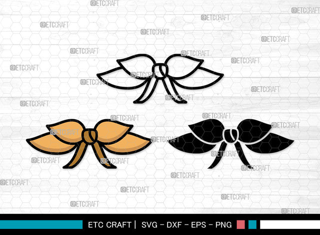 Bow Icons Color, Bow Svg, gift ribbon Svg, Bows, Gift Decoration, Bow Bundle, Icon Bundle, Svg Cut File, Dxf, Eps, Png, SVG ETC Craft 