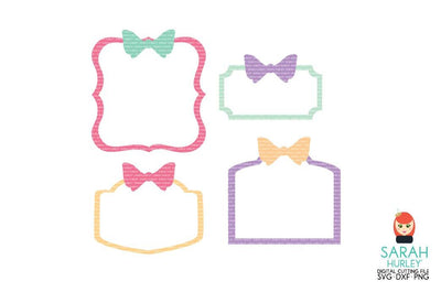 Bow Labels Set SVG Sarah Hurley 