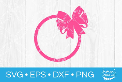 Bow Monogram SVG SavanasDesign 