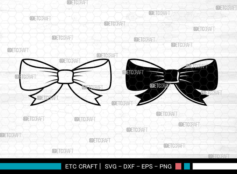 Bow SVG, Bow Baby Svg, Bow Tie Svg, Bow Baby Girl Svg, Ribbon Svg, Cheer Bow Svg, Bow Svg Bundle SVG ETC Craft 