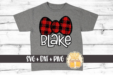 Bow Tie - Buffalo Plaid - Valentine's Day SVG PNG DXF Cutting Files SVG Cheese Toast Digitals 