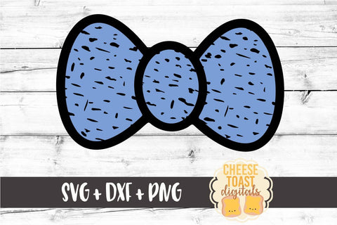 Bow Tie - Distressed - Valentine's Day SVG PNG DXF Cutting Files SVG Cheese Toast Digitals 