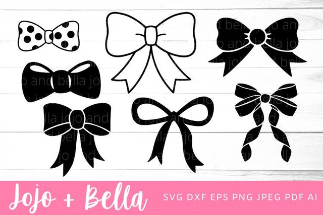 Bow tie svg, Bow SVG file, Bow vector,Bow clipart, Bow svg bundle, Cheer Bow Svg, Cricut Cut Files, Silhouette Studio Cut Files, bows svg SVG Jojo&Bella 