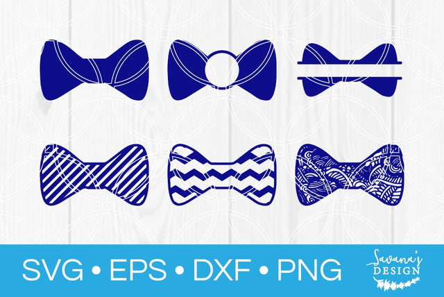 Bow Tie SVG SavanasDesign 