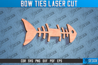 Bow Ties Laser Cut | Laser Cut SVG Design | CNC files SVG Fly Design 