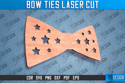 Bow Ties Laser Cut |Laser Cut SVG Design | CNC files SVG Fly Design 