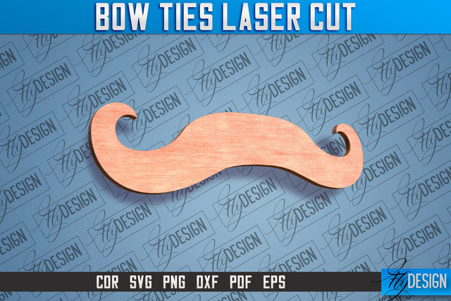 Bow Ties Laser Cut | Laser Cut SVG Design | CNC files SVG Fly Design 
