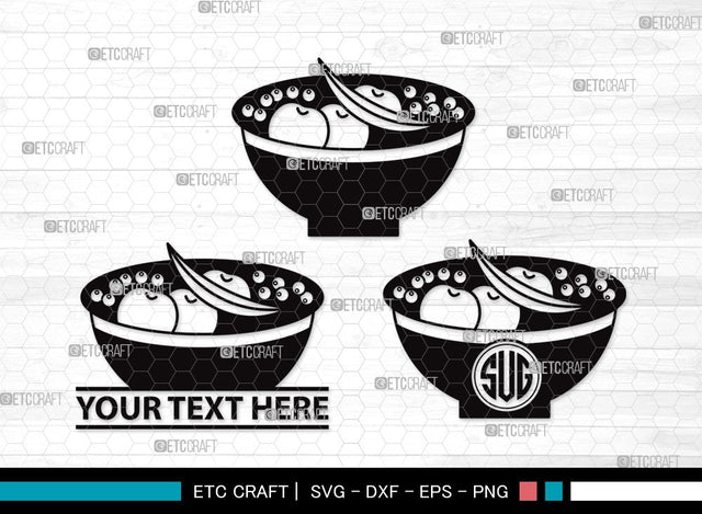 Bowl Healthy Monogram SVG Cut File | Flakes Wheat Svg | Spoon Corn Svg | Soup Bowl Svg | Bowl of Soup Svg | Bowl Healthy Clipart SVG ETC Craft 