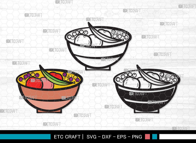 Bowl Healthy SVG Cut File | Flakes Wheat Svg | Spoon Corn Svg | Soup Bowl Svg | Bowl of Soup Svg | Bowl Healthy Clipart SVG ETC Craft 