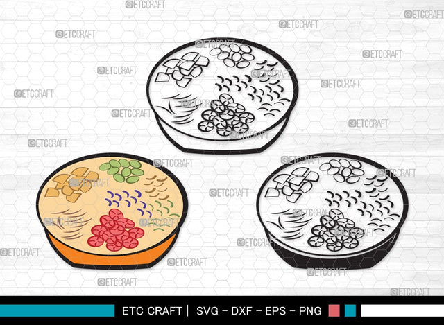 Bowl Healthy SVG Cut File | Flakes Wheat Svg | Spoon Corn Svg | Soup Bowl Svg | Bowl of Soup Svg | Bowl Healthy Clipart SVG ETC Craft 