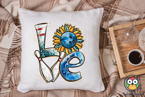 Bowling Love Sublimation PNG Designs Sublimation Owlsome.Designs 