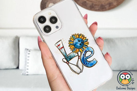 Bowling Love Sublimation PNG Designs Sublimation Owlsome.Designs 