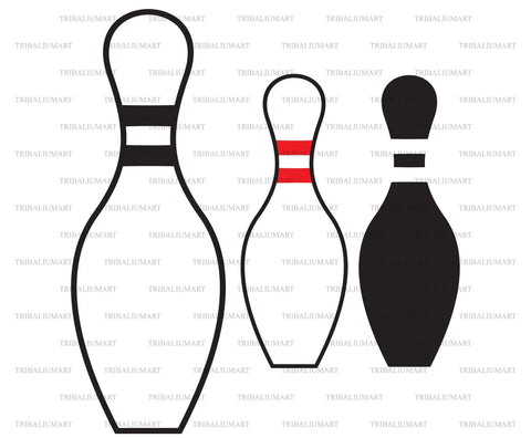 Bowling pin SVG TribaliumArtSF 