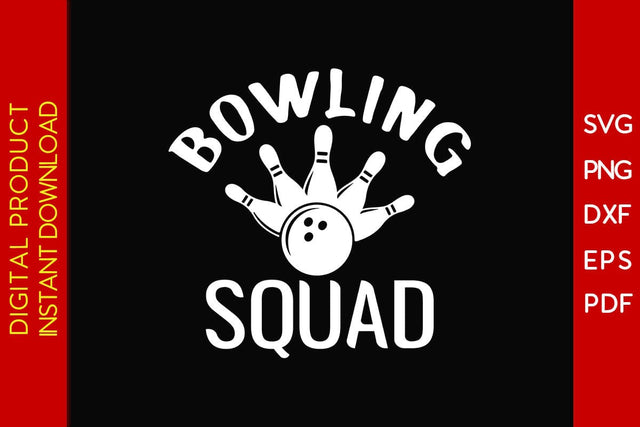 Bowling Squad SVG PNG PDF Cut File SVG Creativedesigntee 