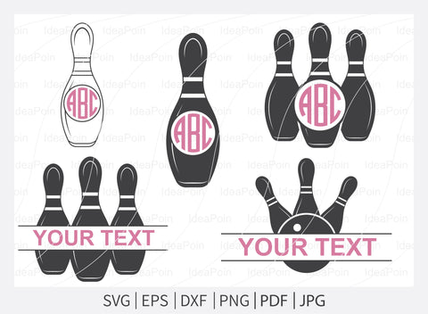 Bowling Svg, Bowling svg Bundle, Bowling Split, Bowling Gift, Bowling ball svg, Bowling Sports svg, Bowling clipart, Bowling Monogram svg SVG Dinvect 