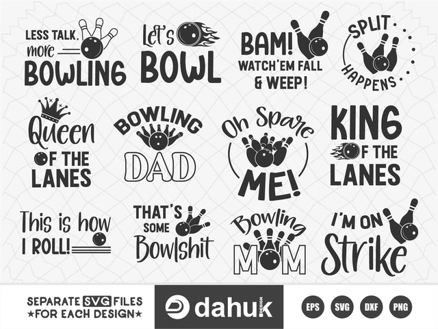 Bowling SVG, Funny Bowling SVG, Bowling SVG Bundle, King of the lanse Svg, Queen of the lanse Svg, Bowling Gift, Bowling Ball, Bowling Humor Svg, Bowling T-Shirt Svg, Bowling PNG, Bowling Eps, Bowling JPG, Bowling Dxf, SVG dahukdesign 