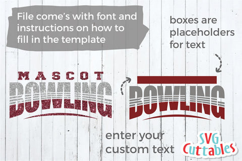 Bowling Template 001 | Bowling SVG SVG Svg Cuttables 