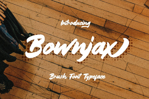 Bownjax Font BonjourType 