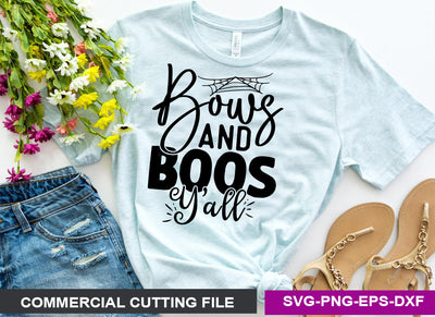 Bows and boos y’all SVG SVG CraftingStudio 