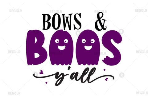 Bows & boos y'all SVG SVG Regulrcrative 