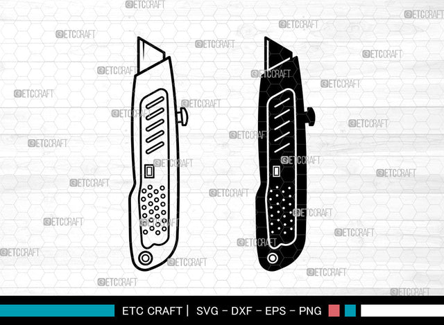 Box Cutter SVG, knife Svg, Paper Cutter Svg, Cutter Knife Svg, Box Cutter Knife Svg, Cutter Svg, Box Cutter Svg Bundle SVG ETC Craft 