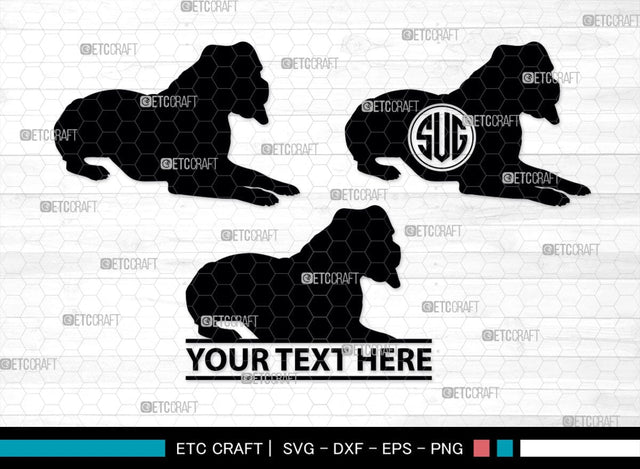 Boxer Dog Monogram, Boxer Dog Silhouette, Boxer Dog SVG, Bulldog Svg, Dog Svg, Animal Svg, SB00230 SVG ETC Craft 