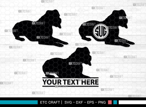 Boxer Dog Monogram, Boxer Dog Silhouette, Boxer Dog SVG, Bulldog Svg, Dog Svg, Animal Svg, SB00230 SVG ETC Craft 