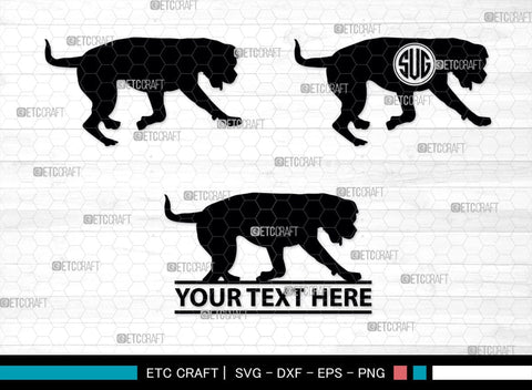 Boxer Dog Monogram, Boxer Dog Silhouette, Boxer Dog SVG, Bulldog Svg, Dog Svg, Animal Svg, SB00230 SVG ETC Craft 