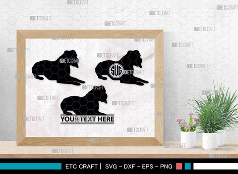Boxer Dog Monogram, Boxer Dog Silhouette, Boxer Dog SVG, Bulldog Svg, Dog Svg, Animal Svg, SB00230 SVG ETC Craft 