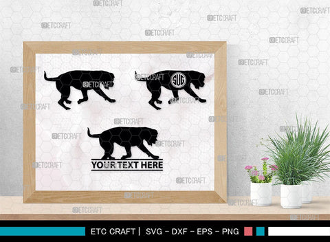 Boxer Dog Monogram, Boxer Dog Silhouette, Boxer Dog SVG, Bulldog Svg, Dog Svg, Animal Svg, SB00230 SVG ETC Craft 