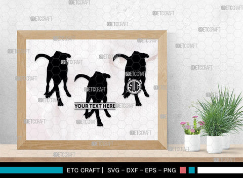 Boxer Dog Monogram, Boxer Dog Silhouette, Boxer Dog SVG, Bulldog Svg, Dog Svg, Animal Svg, SB00230 SVG ETC Craft 