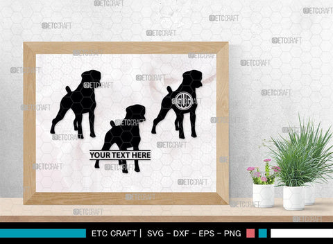 Boxer Dog Monogram, Boxer Dog Silhouette, Boxer Dog SVG, Bulldog Svg, Dog Svg, Animal Svg, SB00230 SVG ETC Craft 