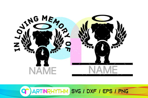 Boxer Pet Dog Memorial SVG SVG Artinrhythm shop 