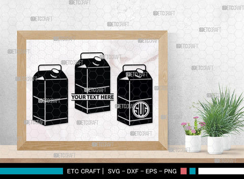 Boxes For Milk And Juice Monogram, Boxes For Milk And Juice Silhouette, Milk And Juice Box SVG, Juice Box Svg, Boxes Milk Svg, Milk Box Svg, Milk Box Bundle, SB00460 SVG ETC Craft 